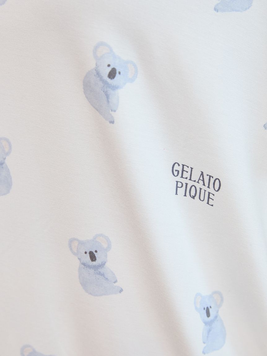 gelato pique「【接触冷感】コアラ柄Tシャツ」|ルームウェア|