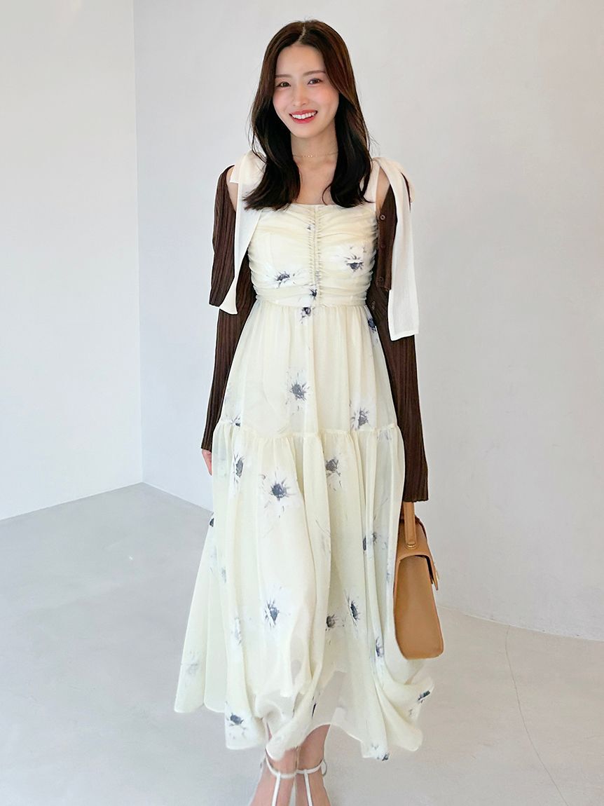 SNIDEL「シンプルリブカーディガン」|カーディガン|