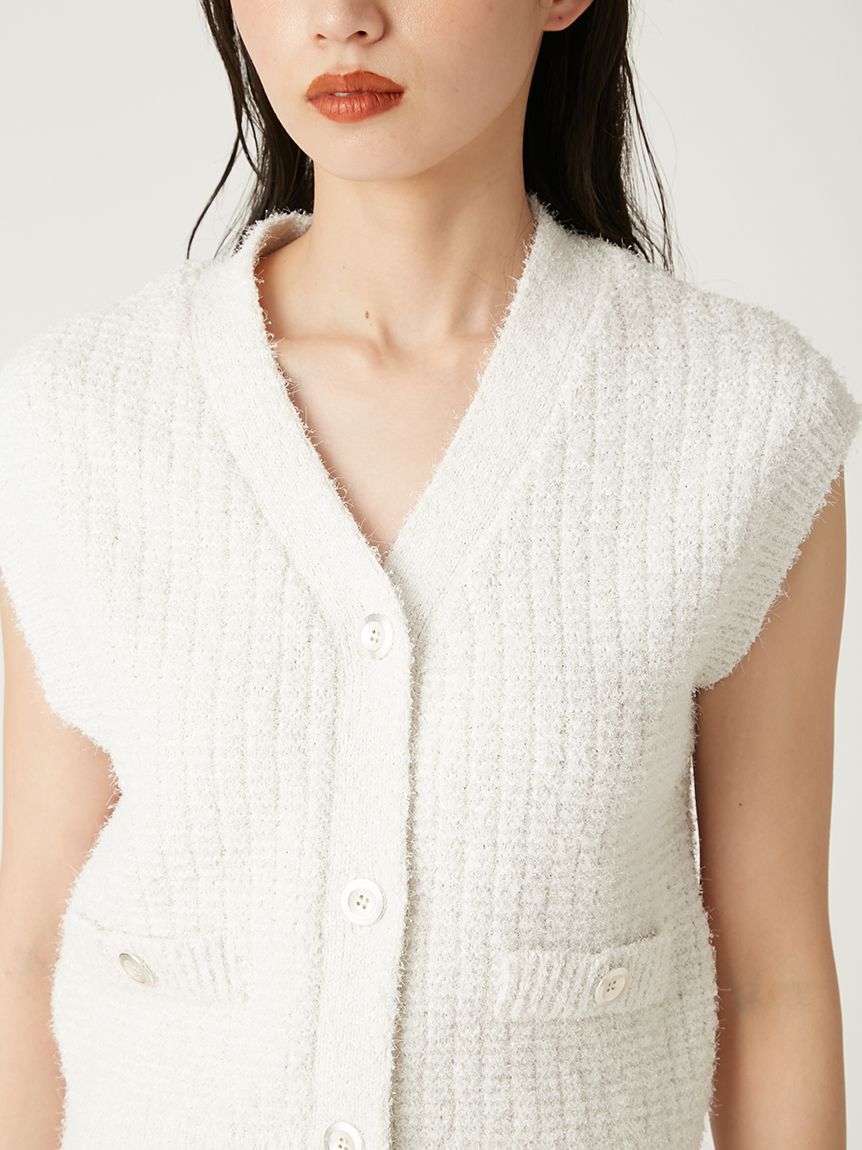 FRAY I.D「サマーツイードニットジレ」|ニット・セーター|