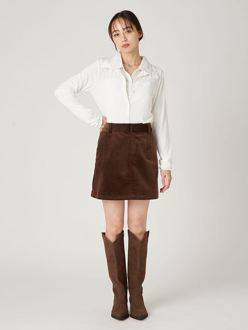 FRAY I.D「レイヤードポロカットソー」|Tシャツ・カットソー|