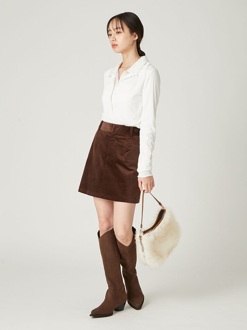 FRAY I.D「レイヤードポロカットソー」|Tシャツ・カットソー|