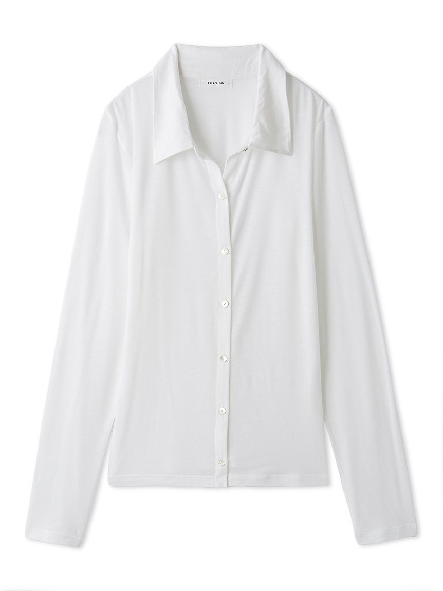 FRAY I.D「レイヤードポロカットソー」|Tシャツ・カットソー|