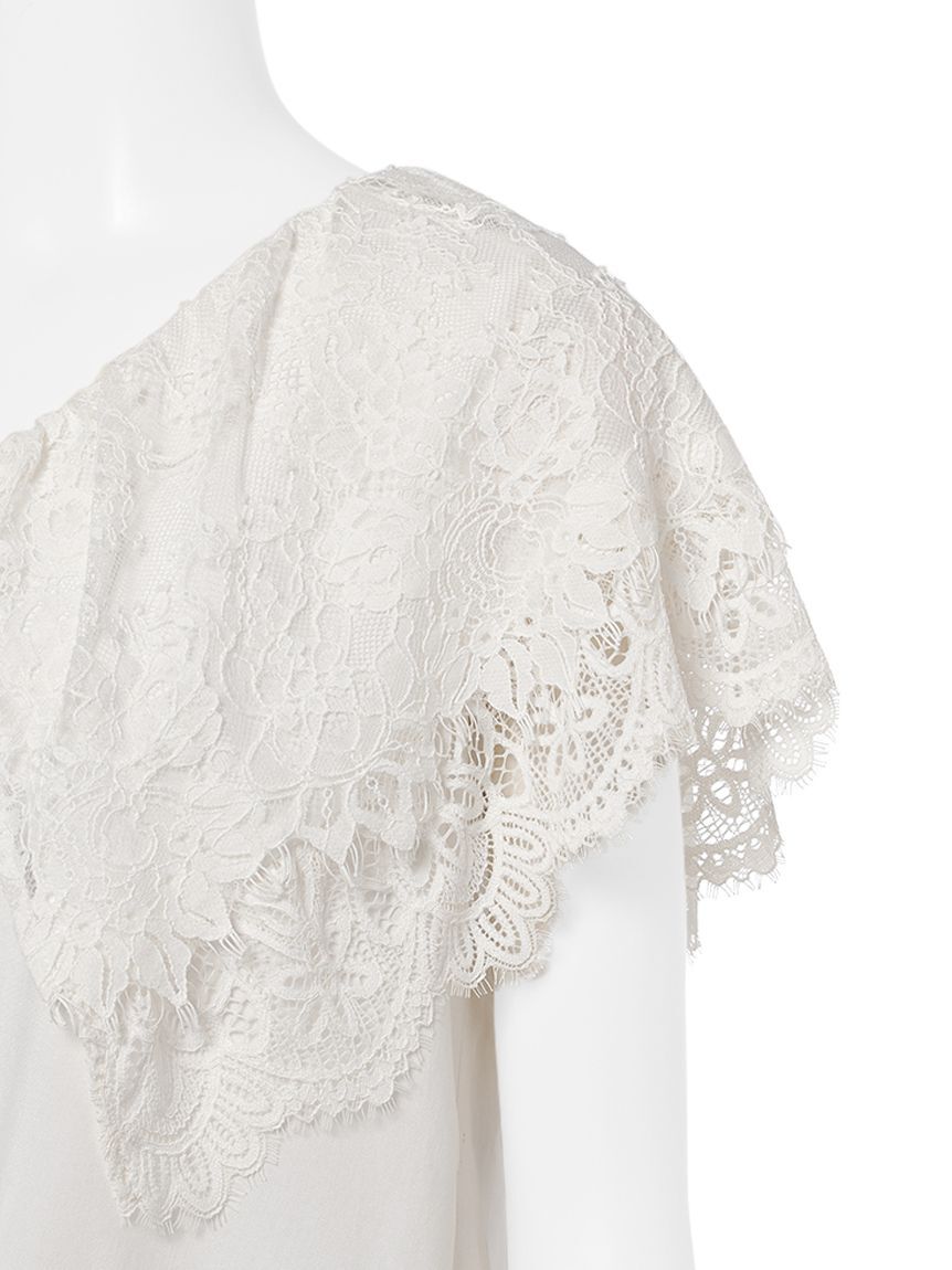 FRAY I.D「ビッグカラーレースブラウス」|シャツ・ブラウス|