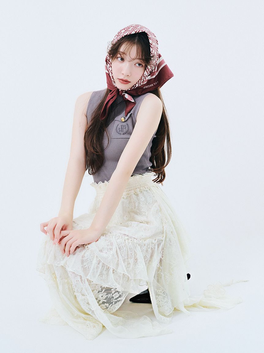 LILY BROWN「ポケットディテールリブニットトップス」|ニット・セーター|