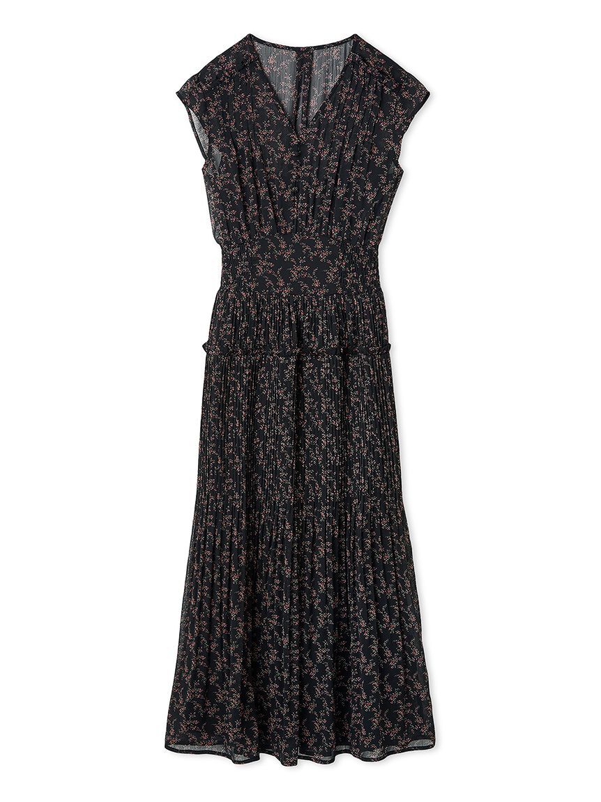 CELFORD「バリエーションプリントワンピース」|ワンピース|BLK