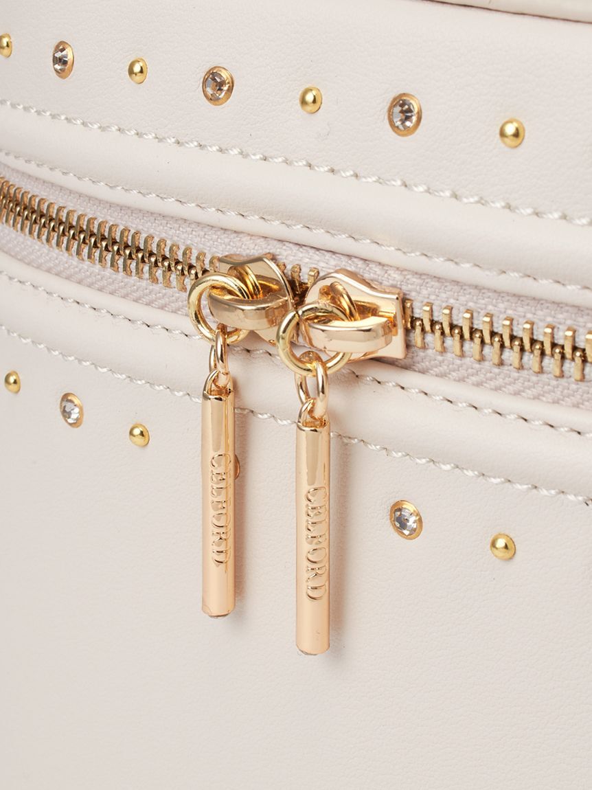 CELFORD「【リュタン】ビジュースタッズバニティバッグ」|ショルダー・メッセンジャー|