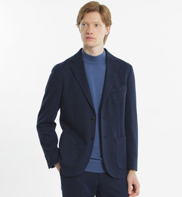 MACKINTOSH PHILOSOPHY「テーラードジャージー ジャケット ムリネツイルジャージー」|テーラードジャケット|ネイビー