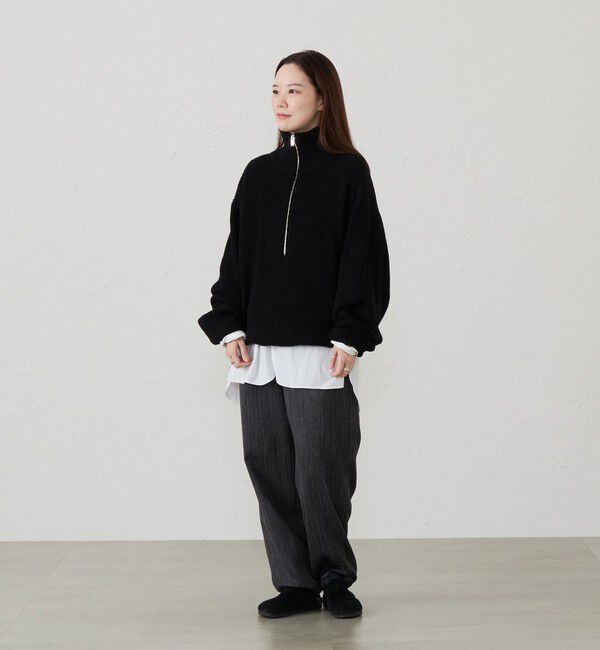 MACKINTOSH PHILOSOPHY「GREY LABEL ハーフジップローゲージニット」|ニット・セーター|
