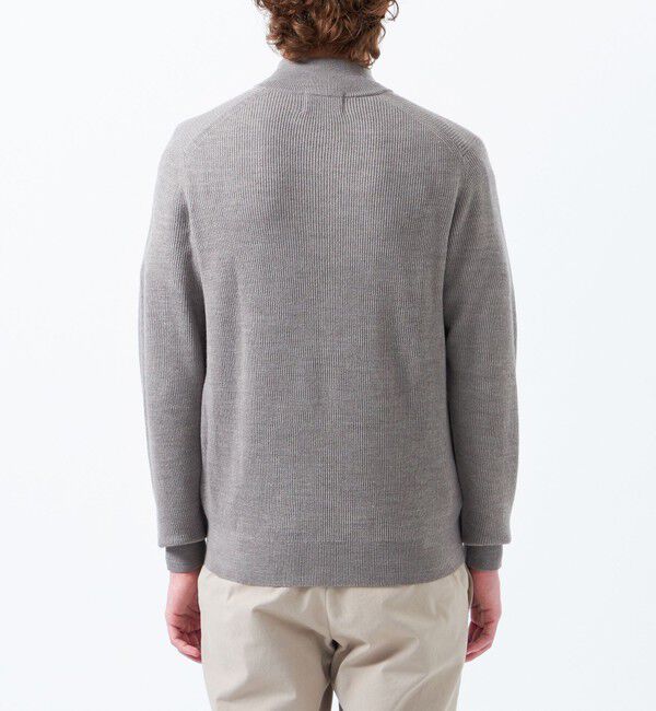 MACKINTOSH PHILOSOPHY「片畦 スタンドジップアップカーディガンニット」|ニット・セーター|