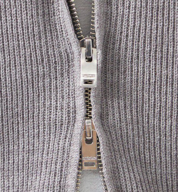 MACKINTOSH PHILOSOPHY「片畦 スタンドジップアップカーディガンニット」|ニット・セーター|