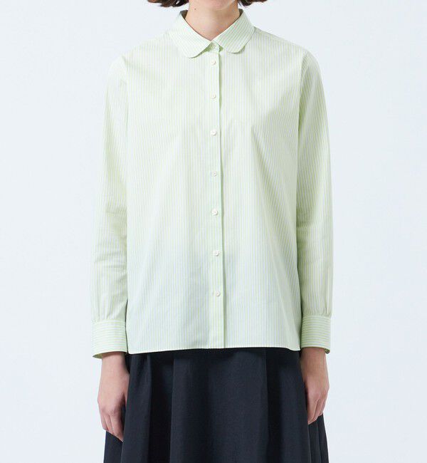 MACKINTOSH PHILOSOPHY「ラウンドカラーベーシックシャツ」|シャツ・ブラウス|