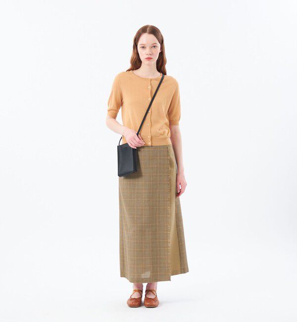 MACKINTOSH PHILOSOPHY「【Heavenly Sheer Knit】 ハーフスリーブカーディガン」|ニット・セーター|