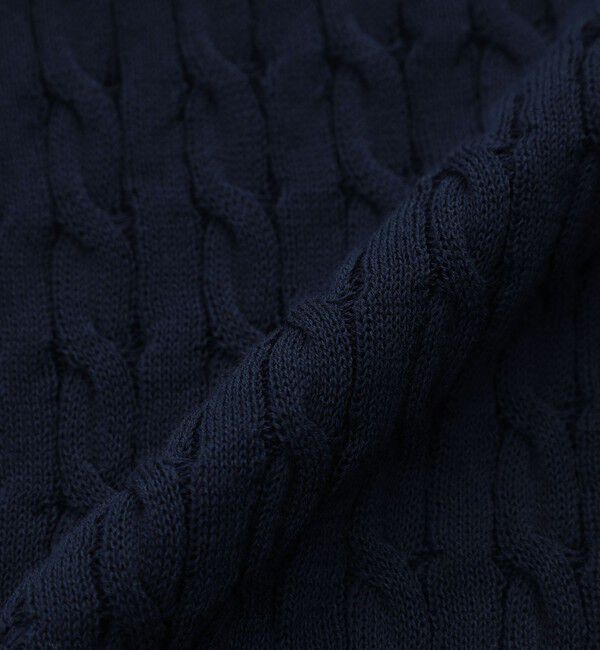 MACKINTOSH PHILOSOPHY「GREY LABEL ハイベージケーブルニットポロ」|ニット・セーター|