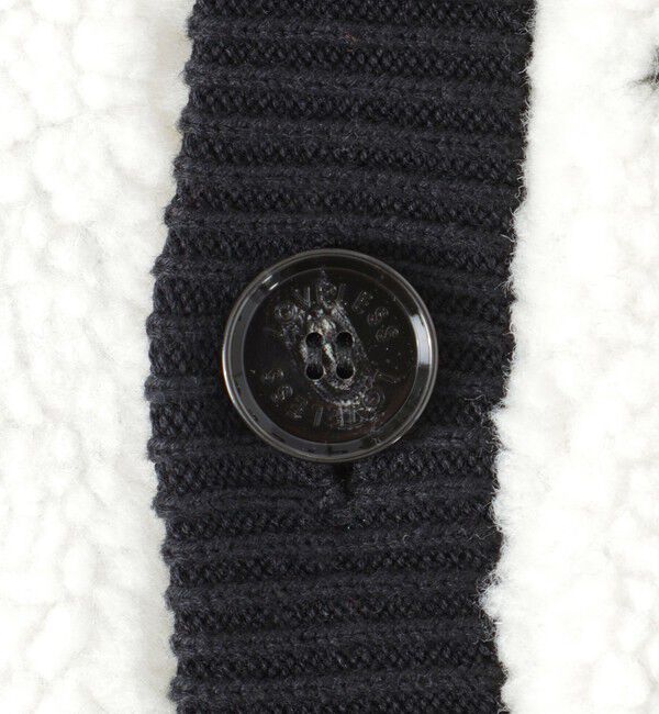  「【Safari12月号掲載】【UNISEX】ペイズリーボアコンビニットカーデ」|ニット・セーター|