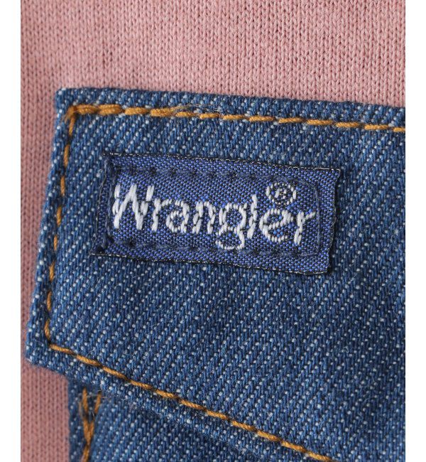 ikka kids「【キッズ】【親子おそろい】Wrangler ラングラーデニポケTパーカー（120~150cm）」|Tシャツ・カットソー|