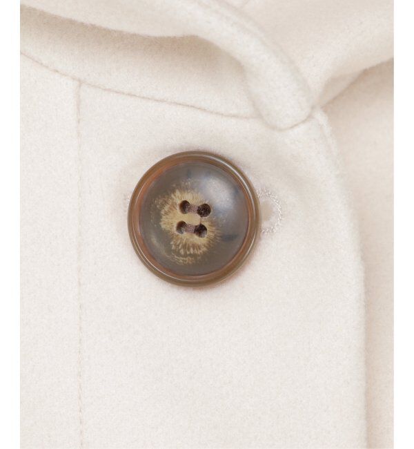 ikka「RENU メルトンミドル丈フードジャケット」|その他|