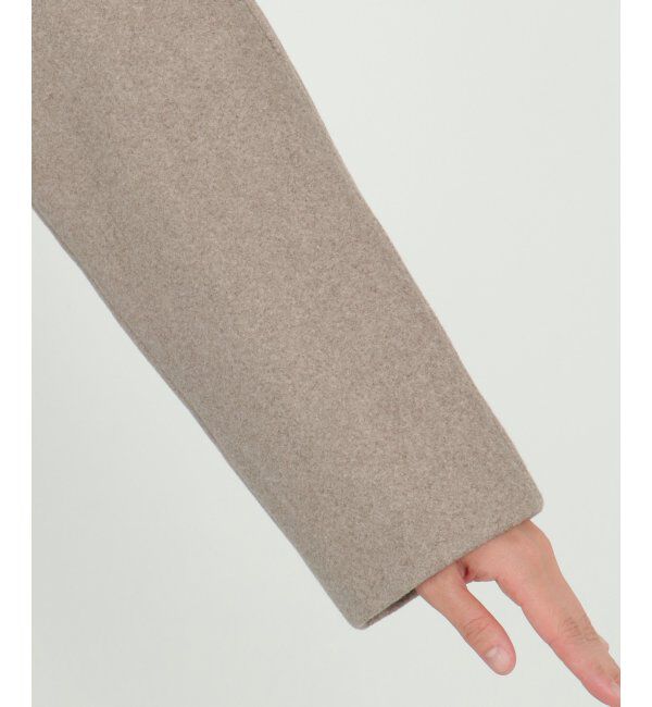 IKKA LOUNGE「ウールライクサッシュ付きテーラーコート」|その他|