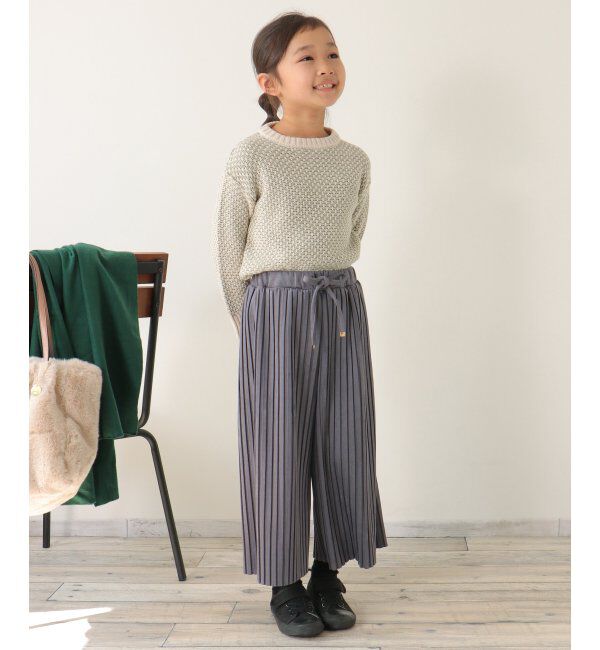 ikka kids「【親子コーデ】スエード風プリーツパンツ（120~160cm）」|その他|