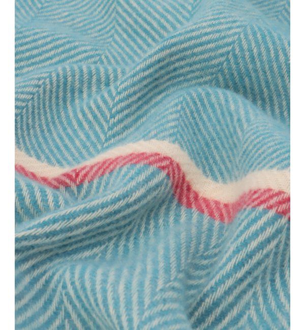 ikka「ヘリンボンライン入りマフラー」|マフラー|