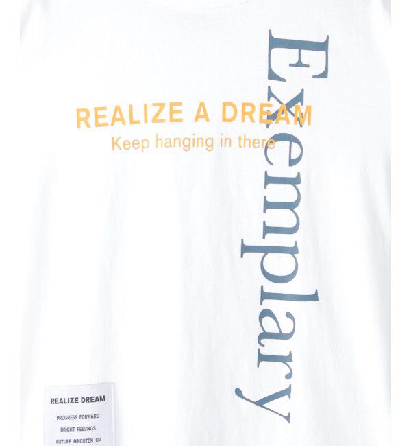 ikka kids「縦ロゴプリントロングTシャツ（120~160cm）」|Tシャツ・カットソー|