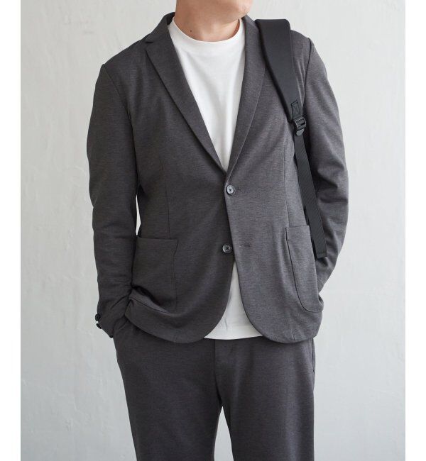 IKKA LOUNGE「GOKU楽ワークTRポンチジャケット」|テーラードジャケット|