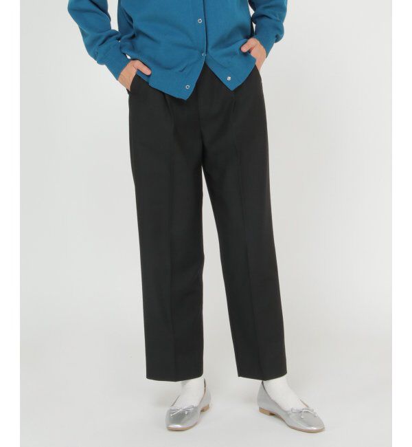 Lbc with Life「タックテーパードパンツ」|その他|ブラック