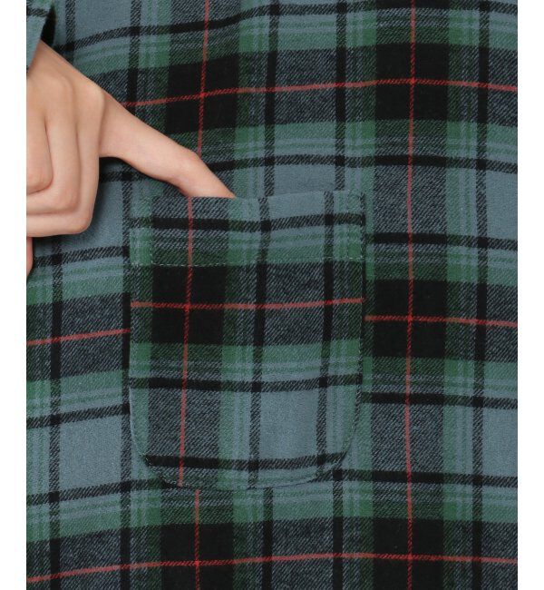 Lbc with Life「配色ボタンチェックネルシャツ」|シャツ・ブラウス|