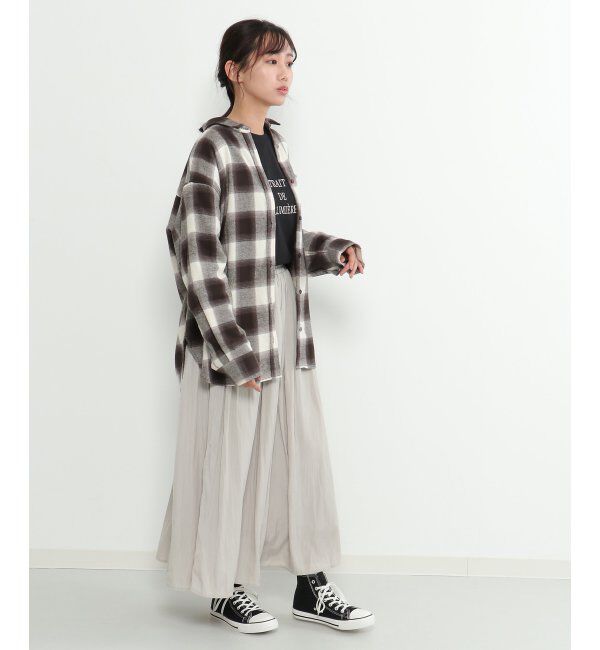 Lbc with Life「配色ボタンチェックネルシャツ」|シャツ・ブラウス|