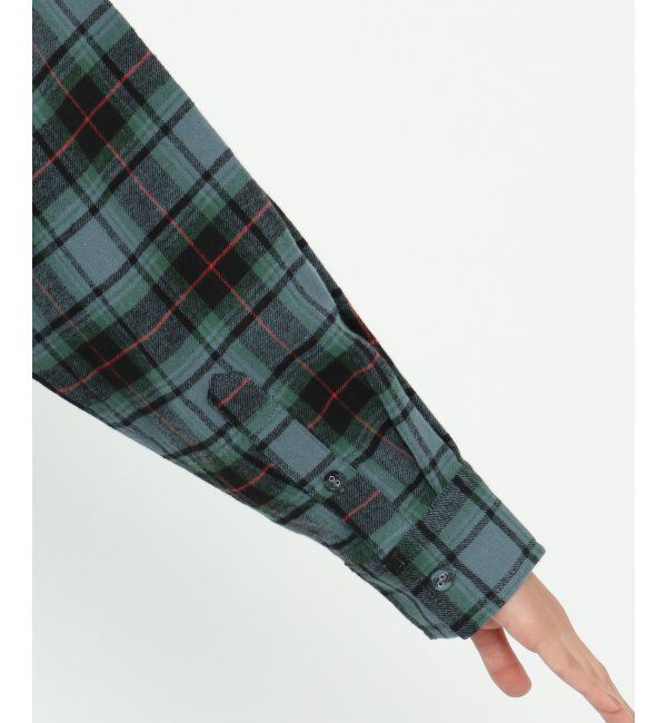 Lbc with Life「配色ボタンチェックネルシャツ」|シャツ・ブラウス|