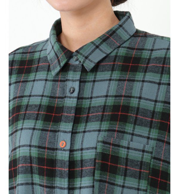 Lbc with Life「配色ボタンチェックネルシャツ」|シャツ・ブラウス|