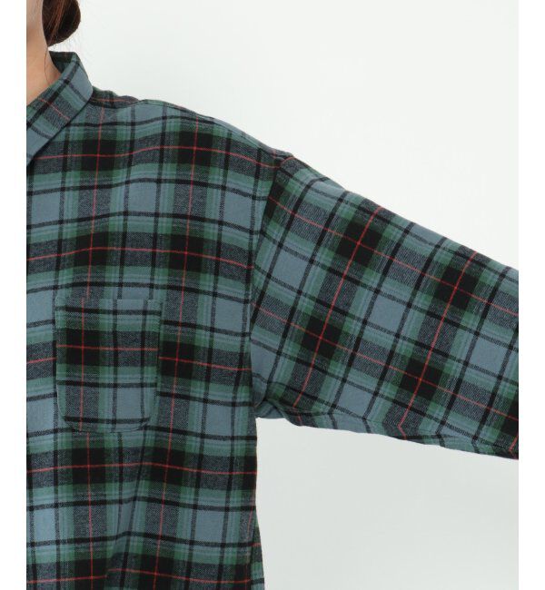 Lbc with Life「配色ボタンチェックネルシャツ」|シャツ・ブラウス|