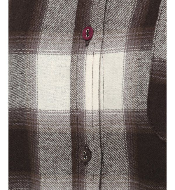 Lbc with Life「配色ボタンチェックネルシャツ」|シャツ・ブラウス|