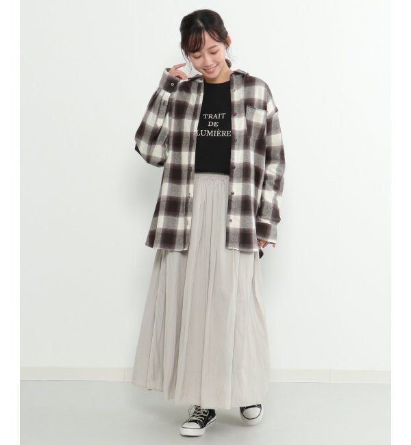 Lbc with Life「配色ボタンチェックネルシャツ」|シャツ・ブラウス|