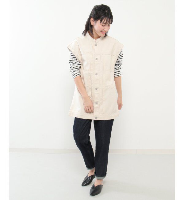 Lbc with Life「LBC スリーブレスジャケット」|ブルゾン・スタジャン|