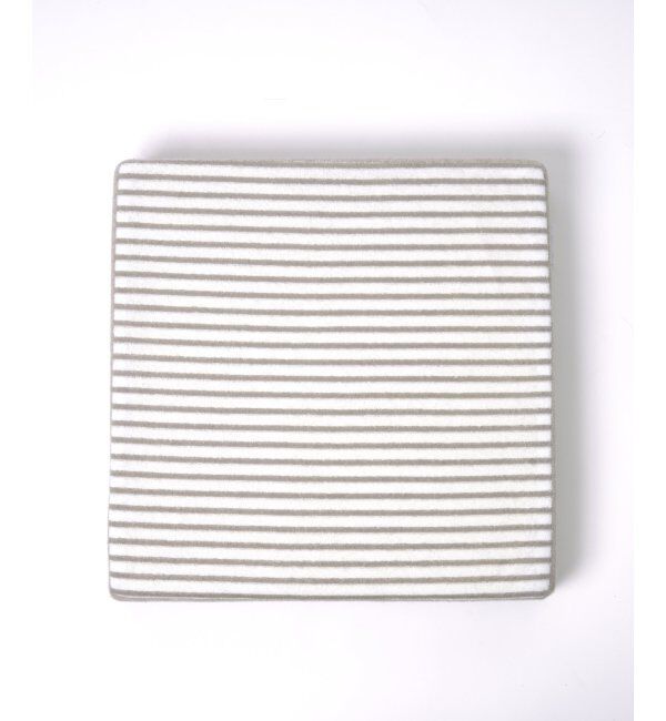 Lbc with Life「スクエアシートクッション H8cm ボーダー無地」|クッション・クッションカバー|