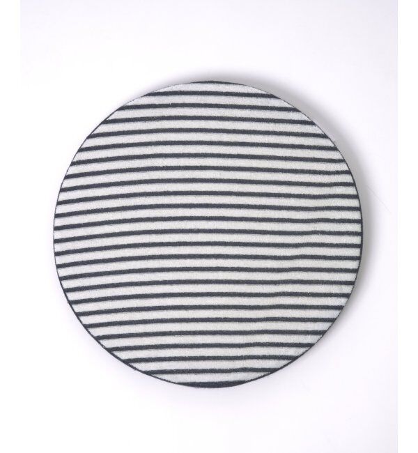 Lbc with Life「ラウンドシートクッション H4cm ボーダー無地」|クッション・クッションカバー|