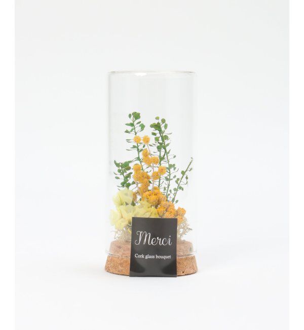 Lbc with Life「ミモザコルクブーケ S」|その他|イエロー