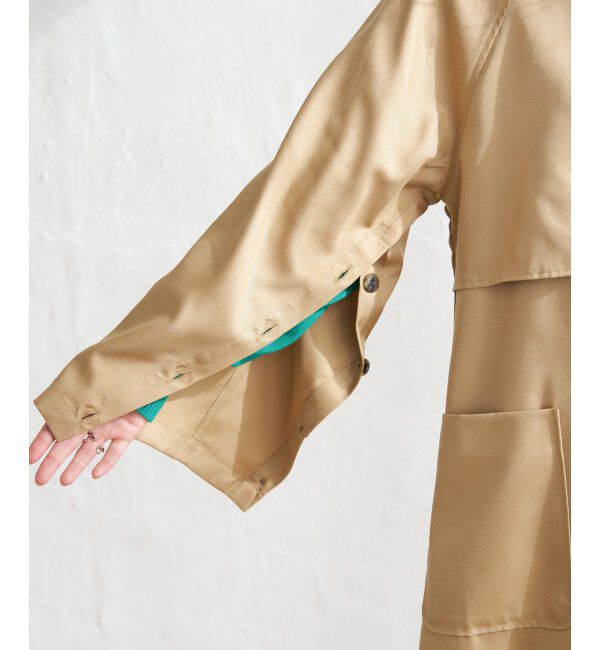 Lbc with Life「ノーカラーガンパッチゆるコート」|その他|