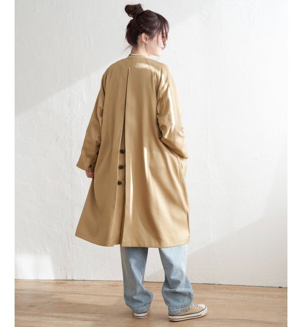 Lbc with Life「ノーカラーガンパッチゆるコート」|その他|