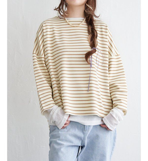 Lbc with Life「レース切り替えスリーブプルオーバー」|その他|