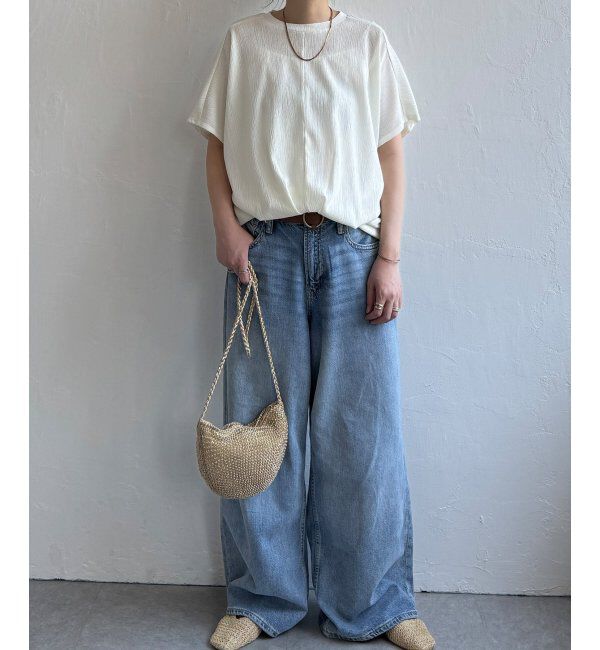 Lbc with Life「楊柳ドルマン裾タックプルオーバー」|その他|