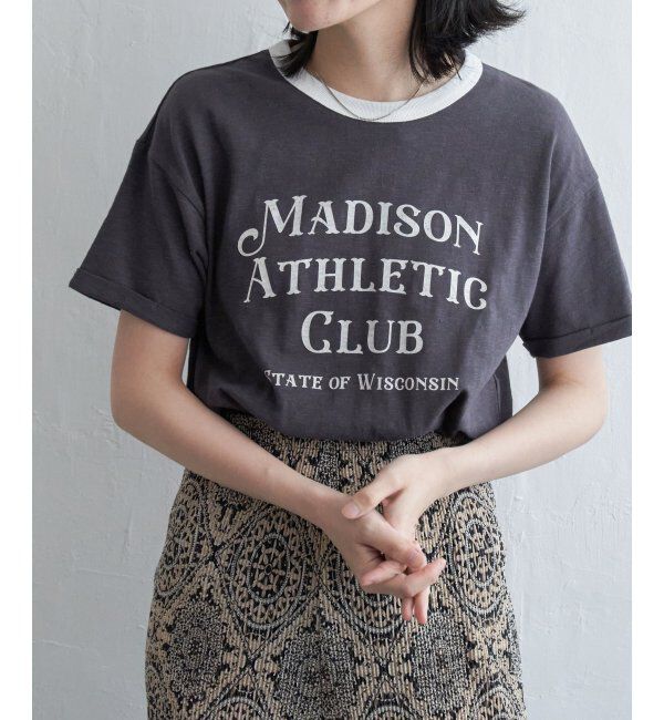 VENCE share style「MADISONリンガーT」|Tシャツ・カットソー|