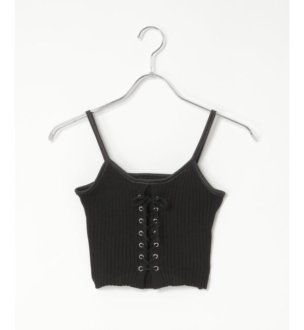 VENCE share style「レースアップキャミソール」|タンクトップ|