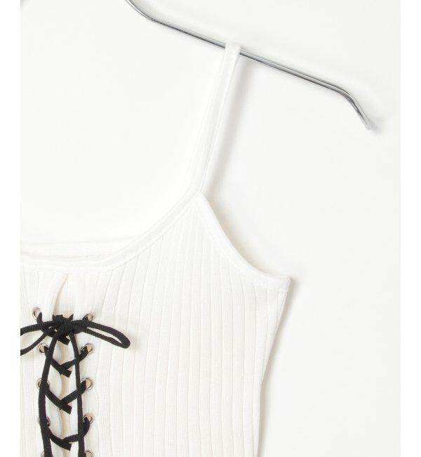 VENCE share style「レースアップキャミソール」|タンクトップ|