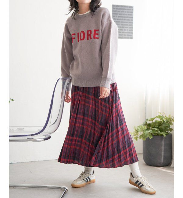 VENCE share style「FIOREロゴジャガードニット」|ニット・セーター|