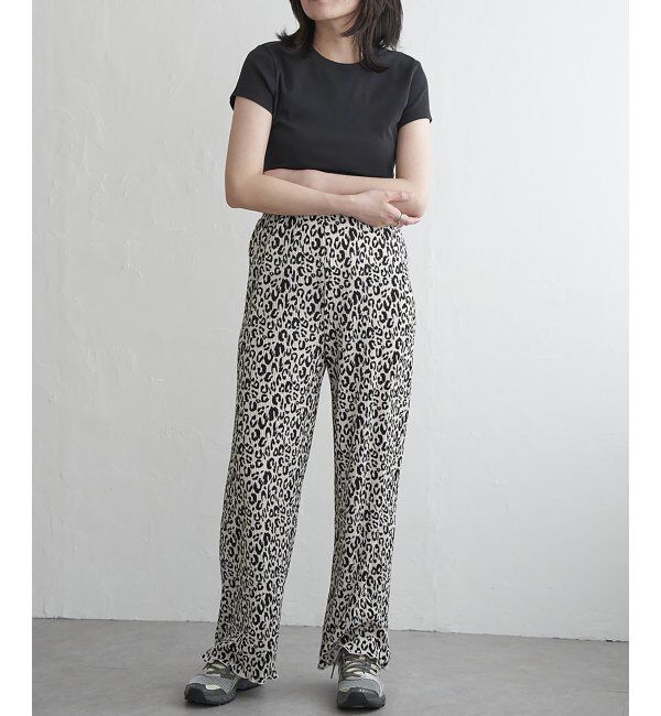 VENCE share style「スムースプリーツパンツ」|デニム|