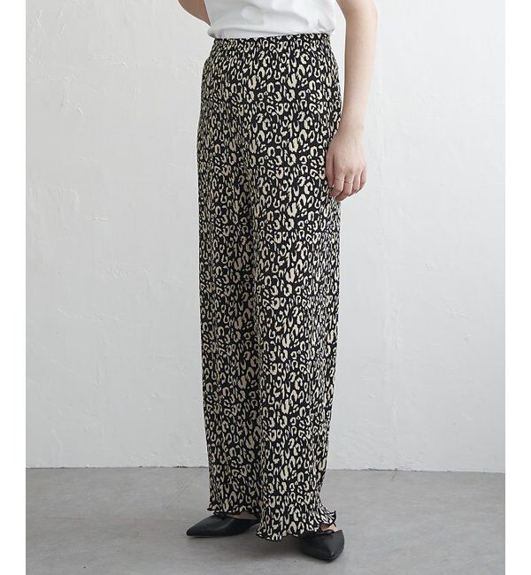 VENCE share style「スムースプリーツパンツ」|デニム|