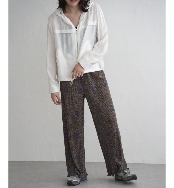 VENCE share style「スムースプリーツパンツ」|デニム|