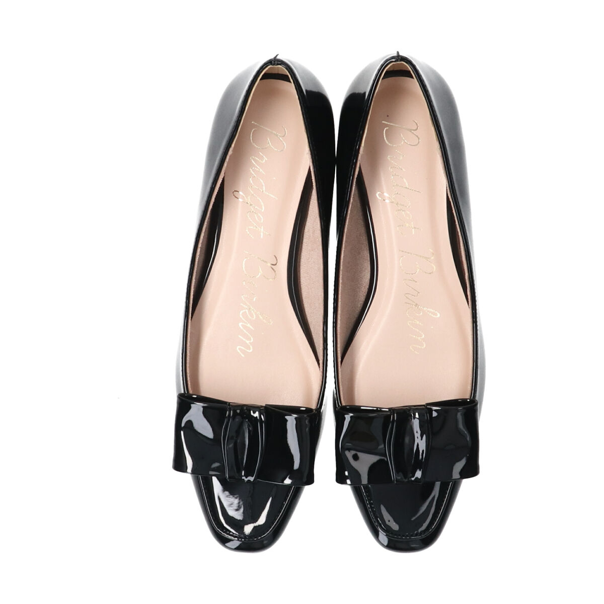 Bridget Birkin「【Bridget Birkin】ラフィアコンビエナメルリボンパンプス」|パンプス|