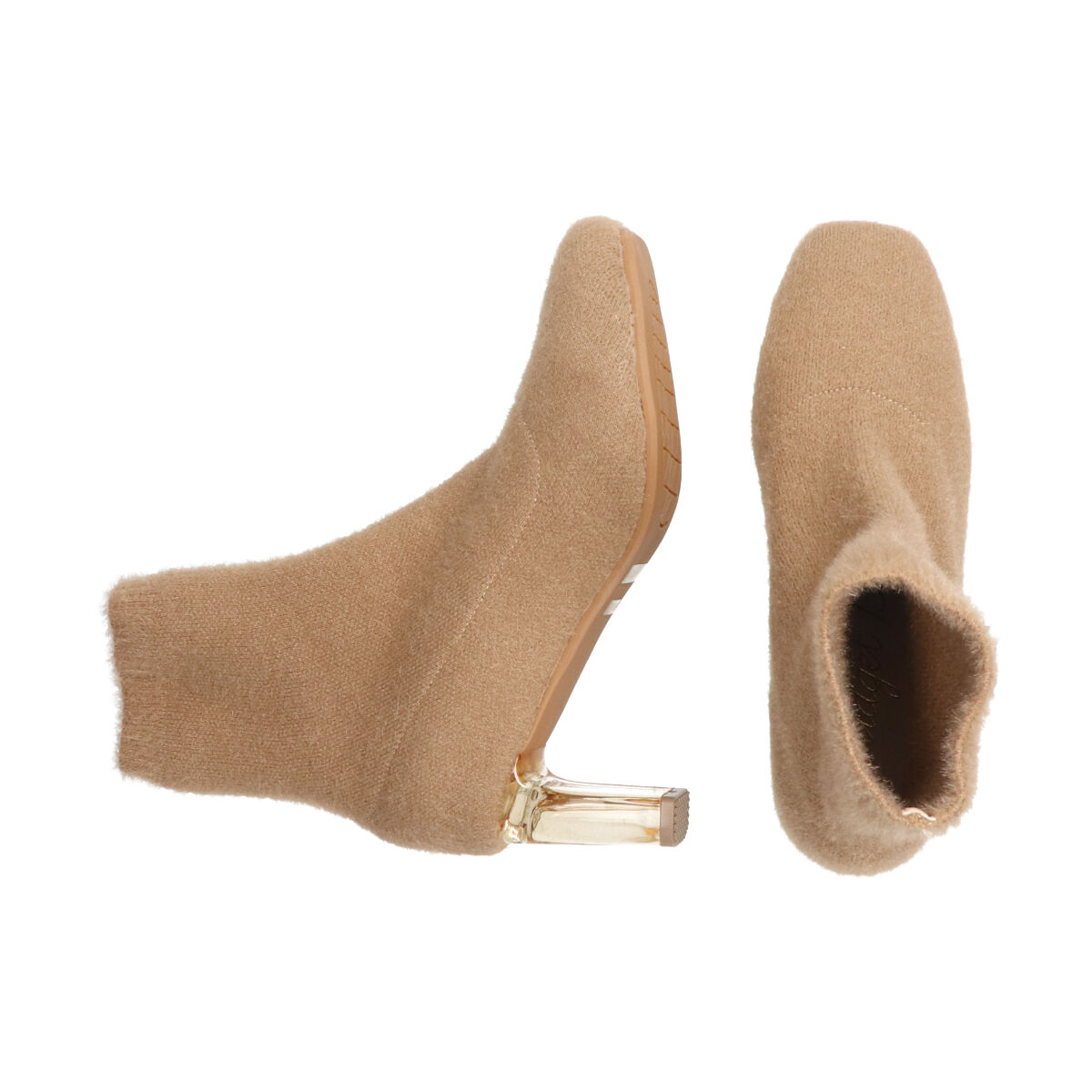 Bridget Birkin「【Bridget Birkin】起毛ストレッチ生地ショートブーツ」|ショートブーツ|